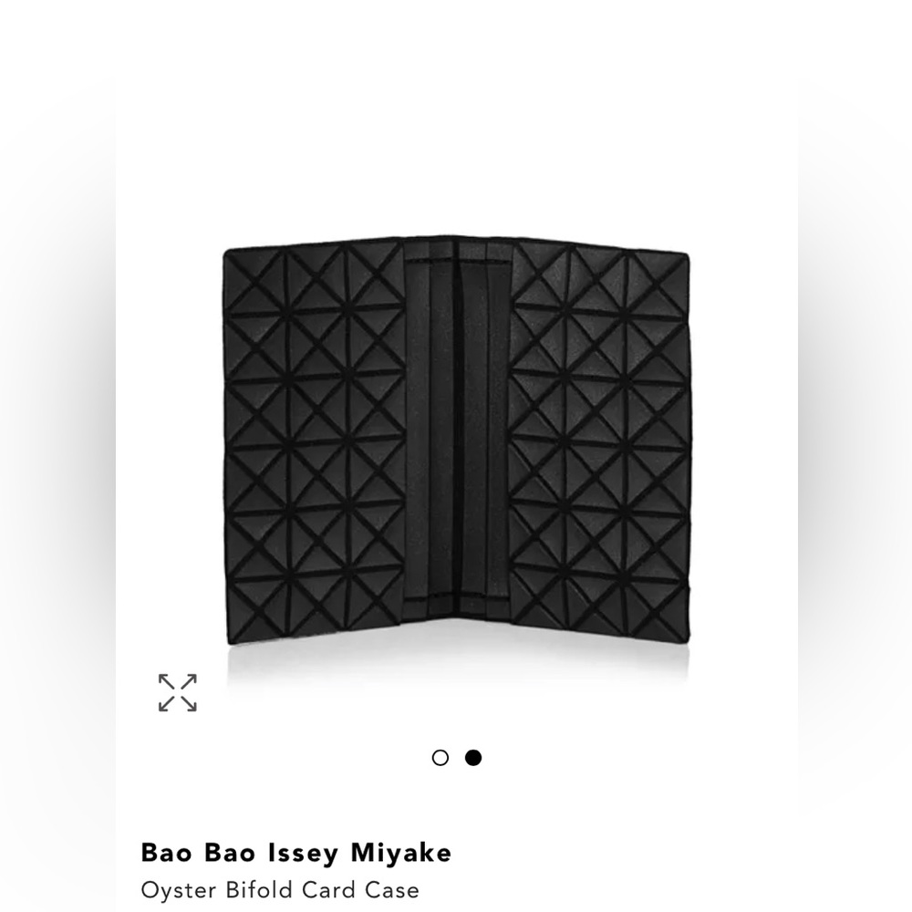 Issey Miyake pleats please black wallet card holder